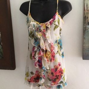 New twenty one floral blouse size large